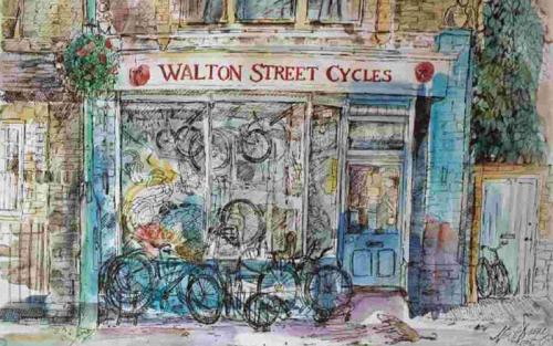 Walton Street Cycles Painting